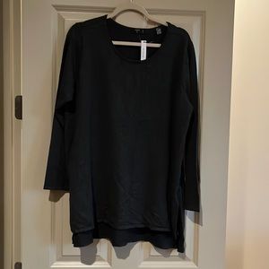 T Tahari pullover charcoal nwt 1x